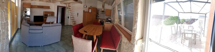 Appartement  mit Sauna und 25 qm Terrasse 