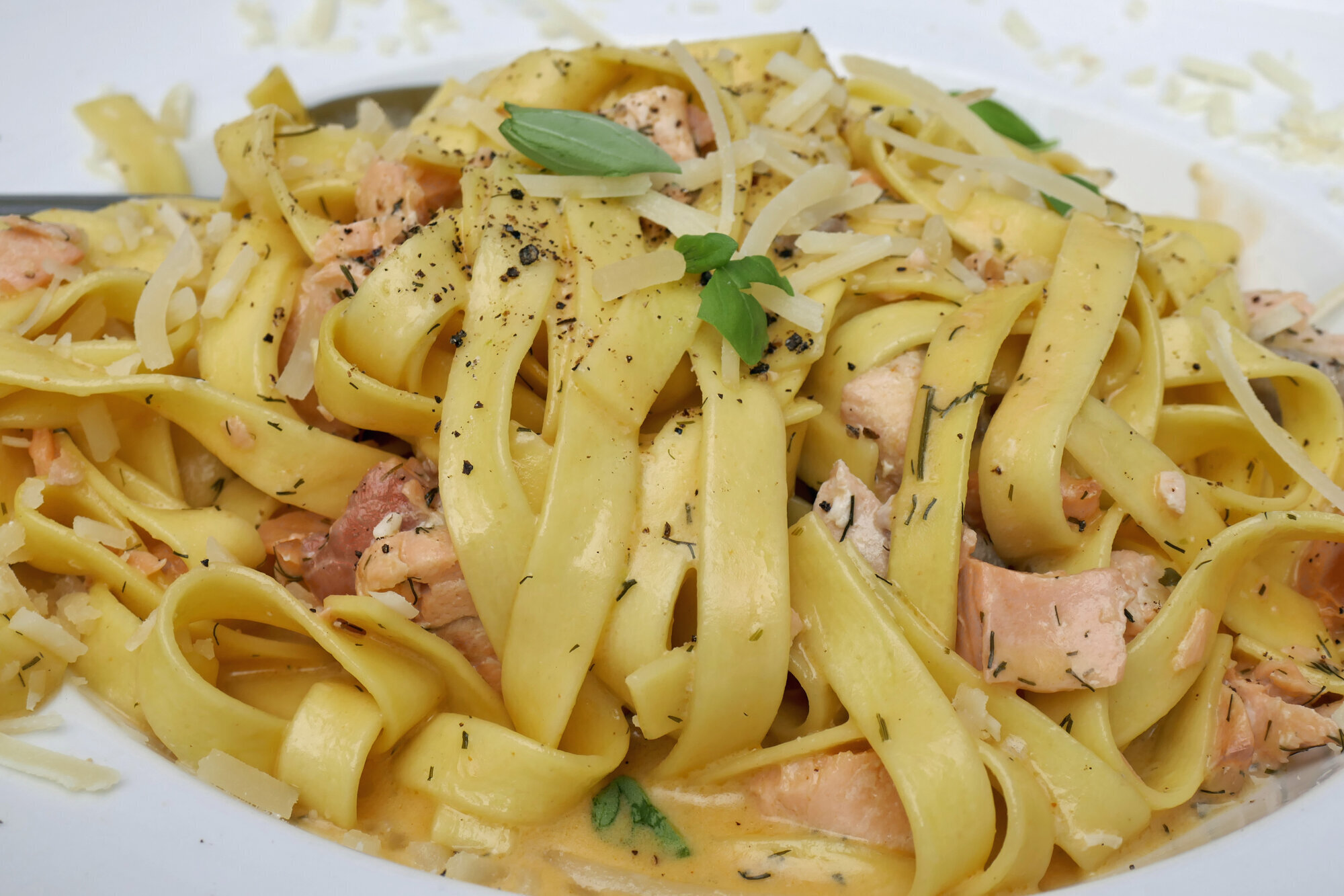 Lasagne mit Lachs, ein Gedicht.