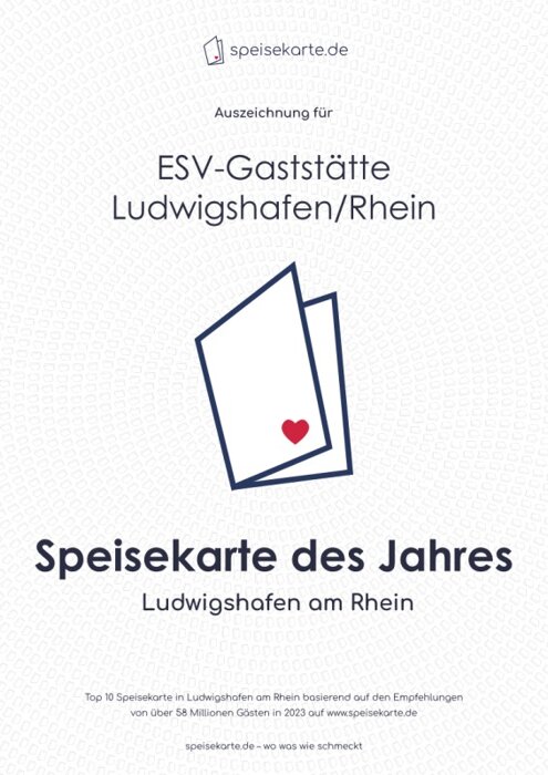 Profilbild von ESV-Gaststätte Ludwigshafen/Rhein