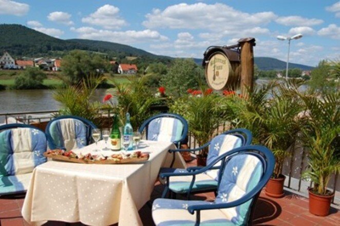 Garten, Restaurant im Hotel Goldenes Fass
