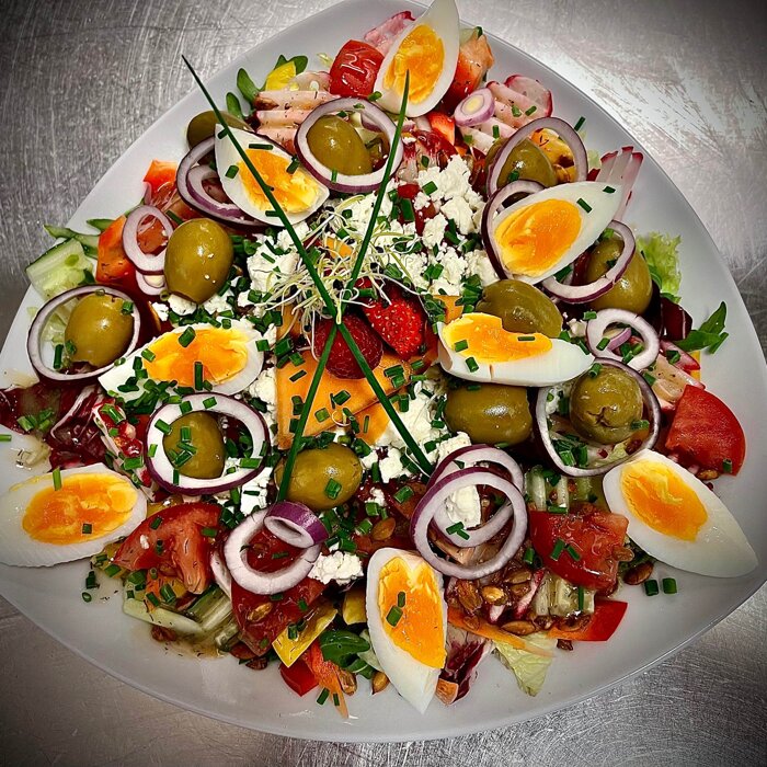 Vegetarische Salatplatte