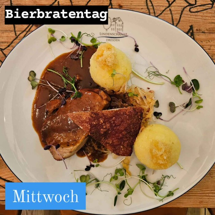 Jeden Mittwoch ist unser Bierbratentag