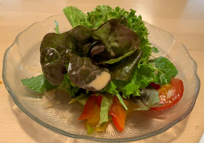 Kleine bunter gemischter Salat