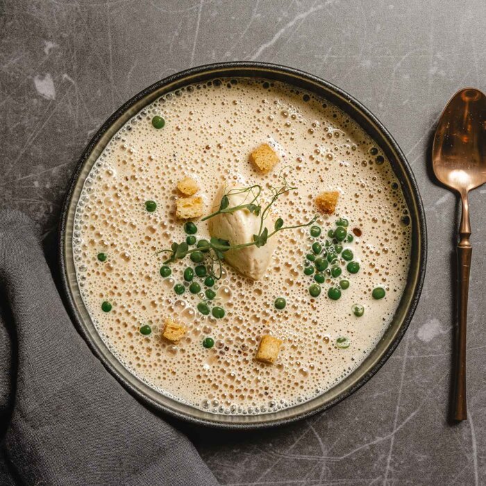 Geflügel-Morchelrahmsuppe (Grand Schlemm Suppe 2025)