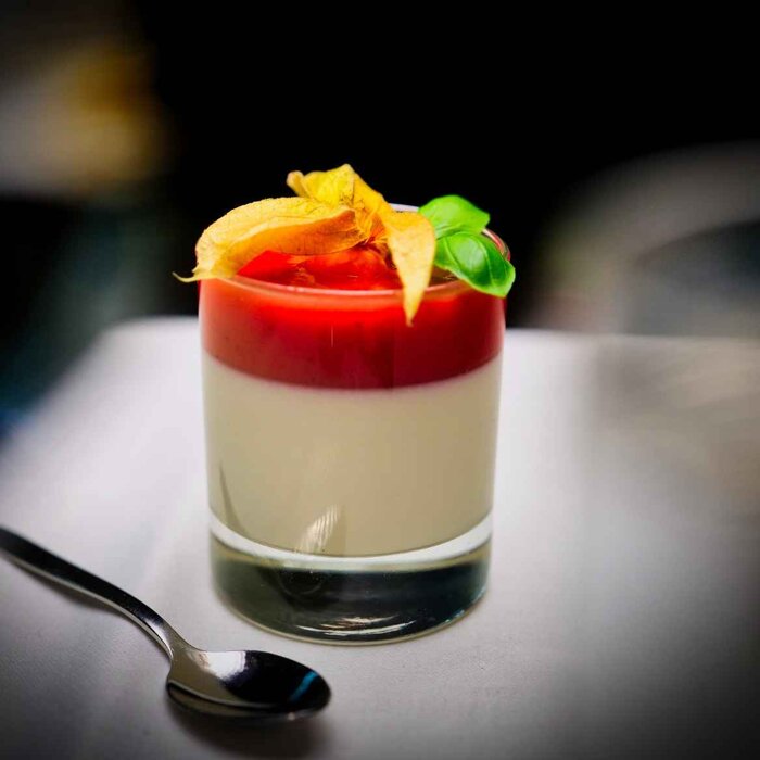 Erdbeer-Panna Cotta