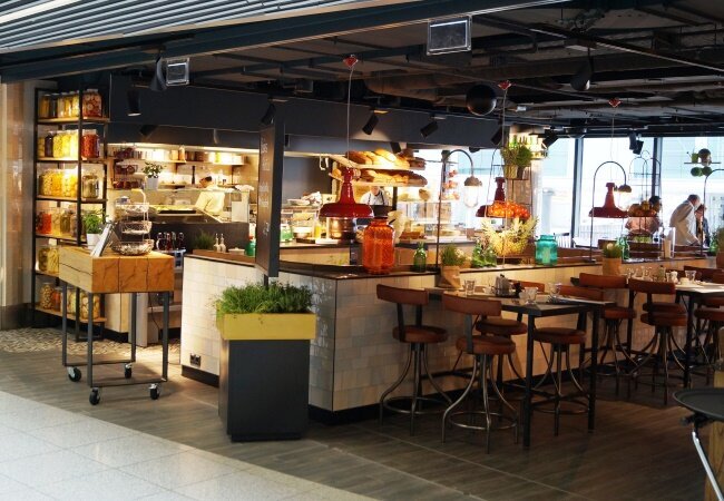 Restaurant Düsseldorf Airport, Palavrion, Restaurant-Design