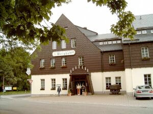 Außenansicht, Restaurant im Berghof