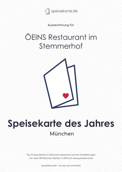 Profilbild von ÖEINS Restaurant im Stemmerhof