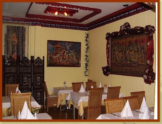 Speisebereich, Restaurant Bollywood Chillys, Frankfurt