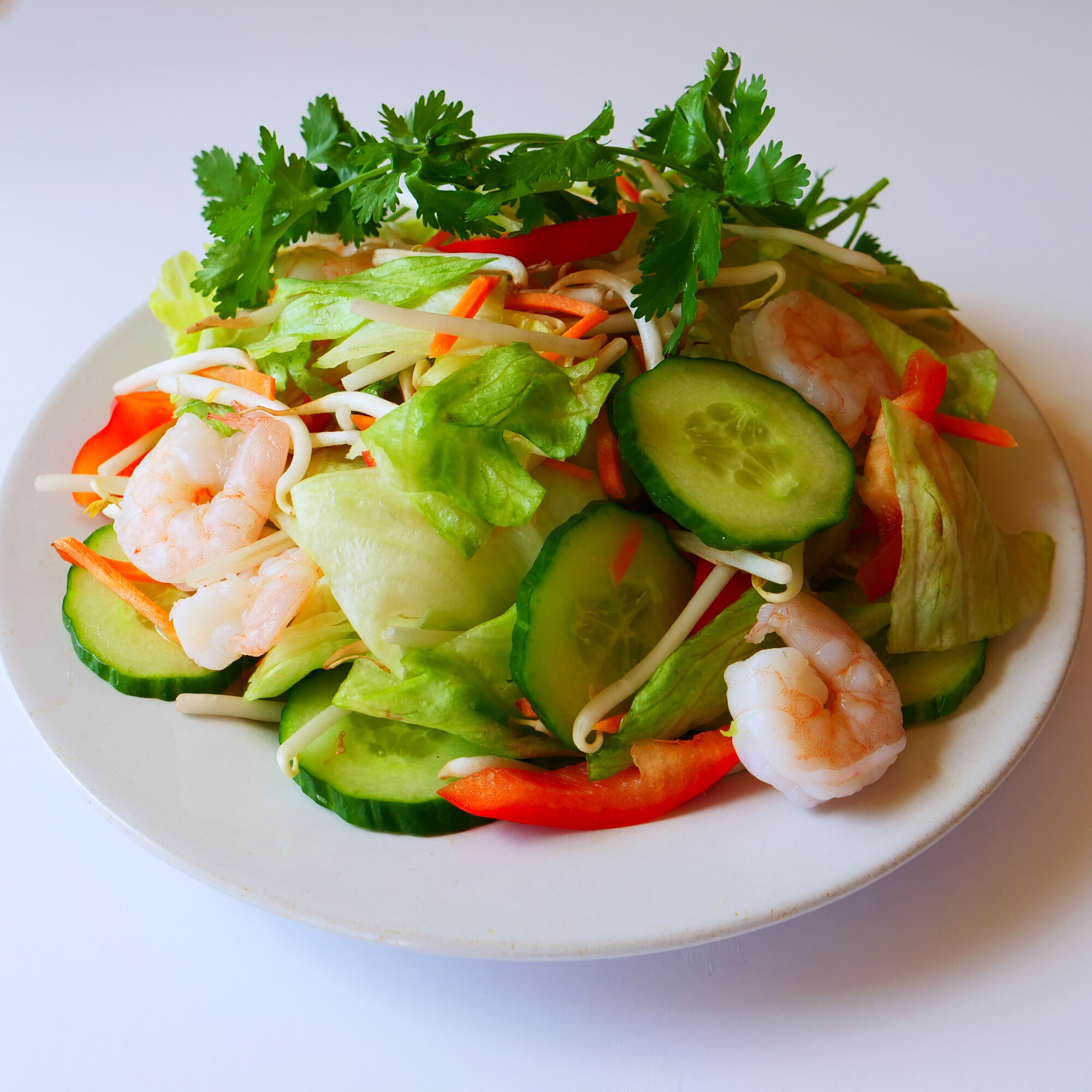 V17.Thai Salat mit Garnelen (pikant)