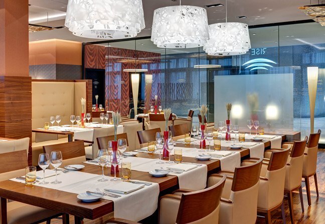 Restaurant RISE, Frankfurt Airport, schönes Ambiente