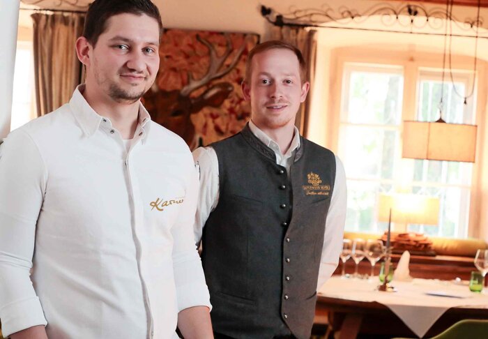 Küchenchef Manuel Wimmer & Restaurantleiter Andreas Schwarzkopf