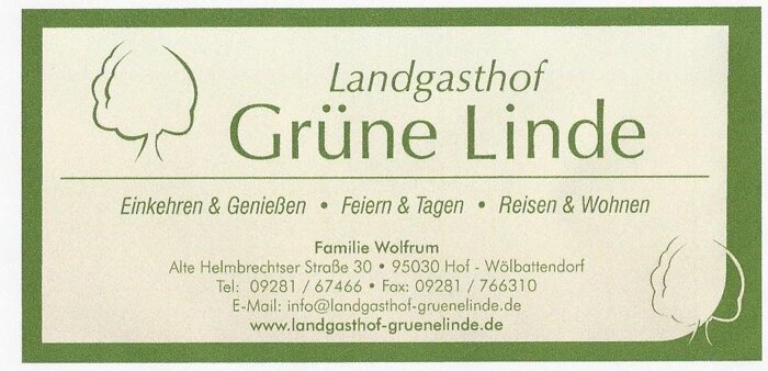 Profilbild von Landgasthof Grüne Linde 