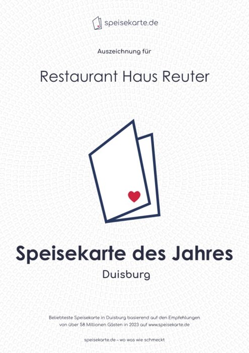 Profilbild von Restaurant Haus Reuter