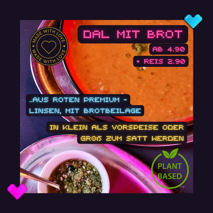 DAL MIT BROTBEILAGE: ROTE LINSENSUPPE