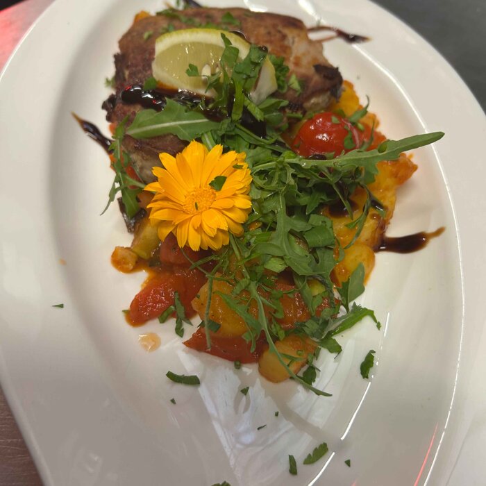 Gegrilltes Thunfischsteak